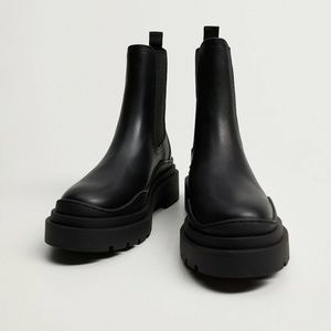 WOMEN'S MANGO Platform boots SIZE EUR 37 USA 6.5